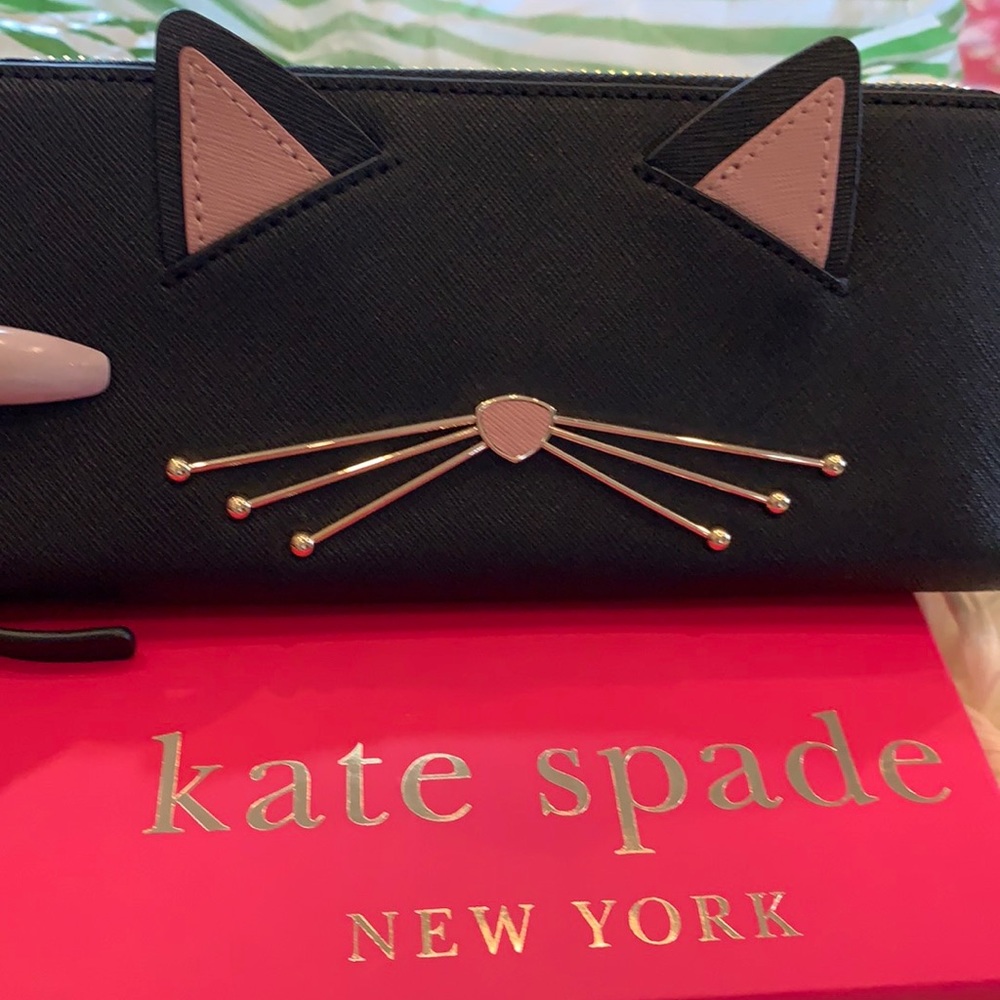 Kate Spade New cat wallet
